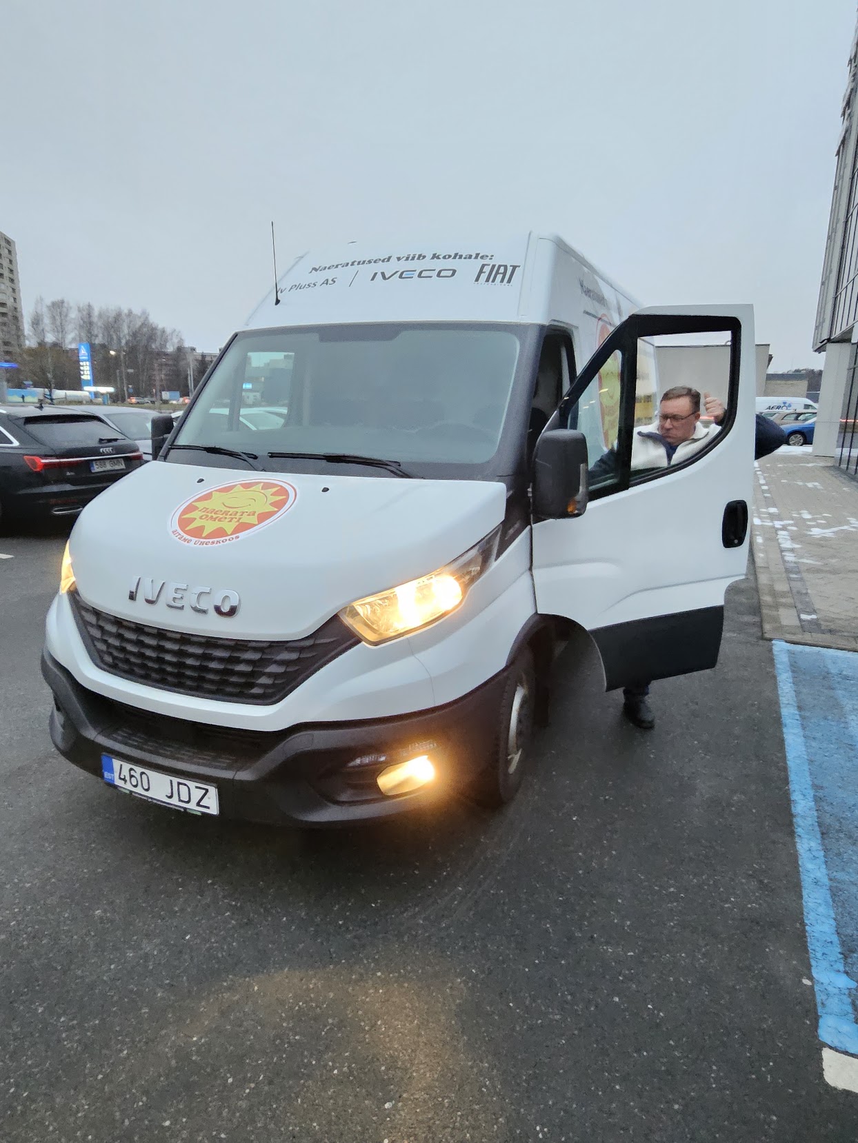 The Naerata Ometi van used to deliver help
